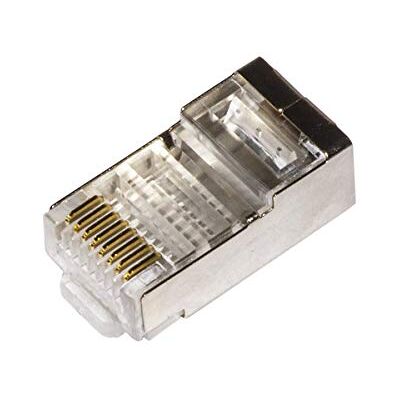 LINK LKPL86S RJ45-stekker, 8-polig, Cat6, afgeschermd, 100 stuks LINK LKPL86S RJ45-stekker, 8-polig, Cat6, afgeschermd, 100 stuks