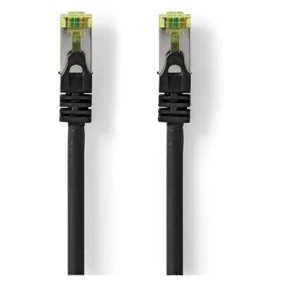 NEDIS CAT7 kabel PiMF RJ45-stekker (8P8C) 15m rond LSZH zwart Green Label NEDIS CAT7 kabel PiMF RJ45-stekker (8P8C) 15m rond LSZH zwart Green Label