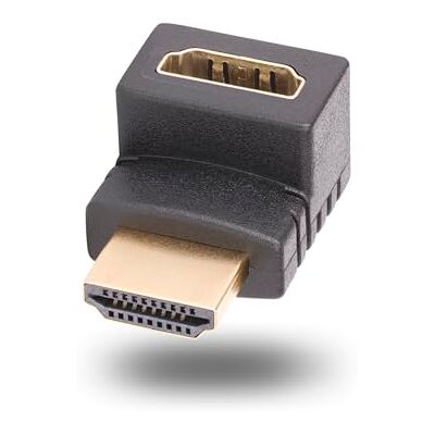 StarTech .com HDMI 2.0 naar boven adapter, 90 graden haakse HDMI-adapter, high-speed HDMI-poortbesparing, 4K 60Hz, M/F StarTech .com HDMI 2.0 naar boven adapter, 90 graden haakse HDMI-adapter, high-speed HDMI-poortbesparing, 4K 60Hz, M/F