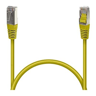 Waytex 33492 Ethernet-kabel, RJ45, Cat6, FTP 250 MHz, afgeschermd, 100% koper, compatibel met pc, printer, box, router, netwerkschakelaar, gameconsoles, tv 0,30 m, geel Waytex 33492 Ethernet-kabel, RJ45, Cat6, FTP 250 MHz, afgeschermd, 100% koper, compatibel met pc, printer, box, router, netwerkschakelaar, gameconsoles, tv 0,30 m, geel