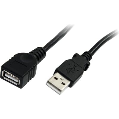 StarTech .com USBEXTAA6BK USB 2.0 Hi Speed verlengkabel (1,8 m) zwart StarTech .com USBEXTAA6BK USB 2.0 Hi Speed verlengkabel (1,8 m) zwart