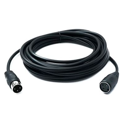 SYSTEM-S S-Video DIN-kabel, 3-polig, mannelijk naar vrouwelijk, 5 m, zwart SYSTEM-S S-Video DIN-kabel, 3-polig, mannelijk naar vrouwelijk, 5 m, zwart