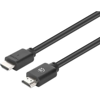 Manhattan High Speed HDMI-kabel 4K @ 60Hz met ethernet, 3 m ultieme UHD voor games, streaming en connectiviteit, HDR, ARC, CEC 356664 Manhattan High Speed HDMI-kabel 4K @ 60Hz met ethernet, 3 m ultieme UHD voor games, streaming en connectiviteit, HDR, ARC, CEC 356664