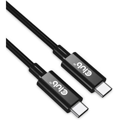Club 3D CAC-1579 USB4 Gen3x2 Type-C Bidirectionele kabel 8K60Hz of 4K120Hz, Data 40Gbps, PD 240W (48V/5A) EPR St/St, 3 m Club 3D CAC-1579 USB4 Gen3x2 Type-C Bidirectionele kabel 8K60Hz of 4K120Hz, Data 40Gbps, PD 240W (48V/5A) EPR St/St, 3 m
