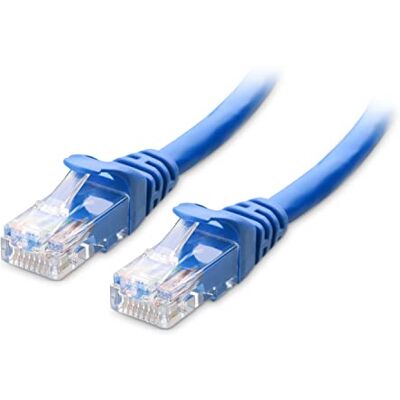 Cable Matters Cat6 Ethernet-kabel 10 Gbit/s (Cat6-kabel, internetkabel, netwerkkabel) blauw 2,7 m Cable Matters Cat6 Ethernet-kabel 10 Gbit/s (Cat6-kabel, internetkabel, netwerkkabel) blauw 2,7 m