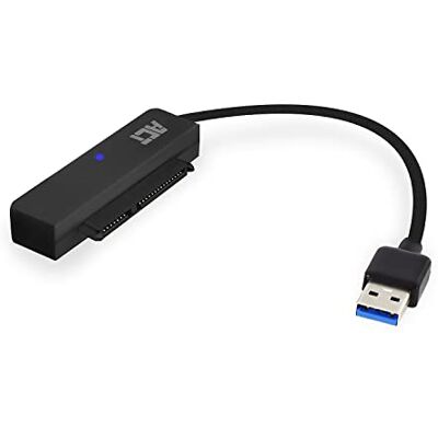 ACT AC1510 USB SATA adapter 2,5" HDD/SSD, USB 3.0, SATA I/II/III harde schijf adapter, UASP ondersteuning ACT AC1510 USB SATA adapter 2,5" HDD/SSD, USB 3.0, SATA I/II/III harde schijf adapter, UASP ondersteuning
