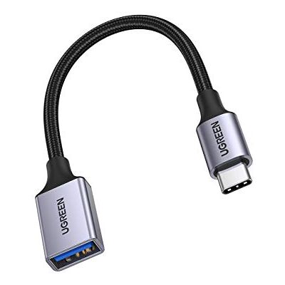 UGREEN USB C naar USB 3.0 5 Gbps OTG-kabel type C-stekker naar USB A-aansluiting, nylon gevlochten aluminium, compatibel met MacBook Pro, Air iPad Pro, Air Galaxy S23 S22, Redmi Note 11 Poco X4 (blauw) UGREEN USB C naar USB 3.0 5 Gbps OTG-kabel type C-stekker naar USB A-aansluiting, nylon gevlochten aluminium, compatibel met MacBook Pro, Air iPad Pro, Air Galaxy S23 S22, Redmi Note 11 Poco X4 (blauw)