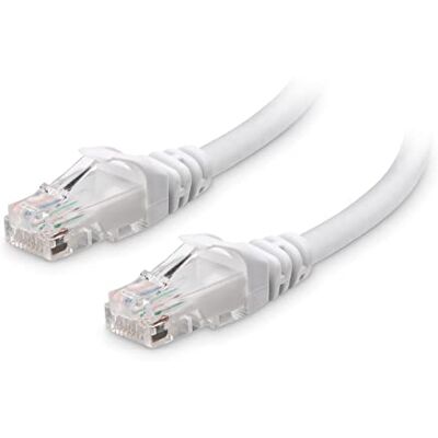 Cable Matters Câble Ethernet Cat 6 sans accroc, 10 Gbit/s, 2,7 m, blanc Cable Matters Câble Ethernet Cat 6 sans accroc, 10 Gbit/s, 2,7 m, blanc