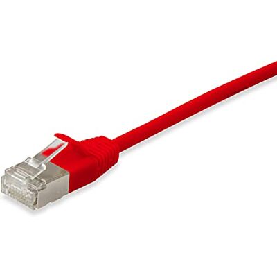 Equip 606143 patchkabel Cat.6A F/FTP Slim rood 0,5 m Equip 606143 patchkabel Cat.6A F/FTP Slim rood 0,5 m
