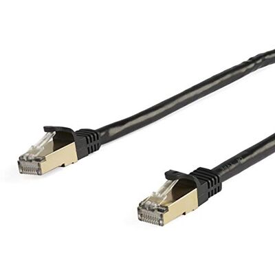 StarTech 7m RJ45 Cat6 netwerkkabel Ethernet patchkabel Cat 6 STP zonder haak Gigabit zwart (6ASPAT7MBK) StarTech 7m RJ45 Cat6 netwerkkabel Ethernet patchkabel Cat 6 STP zonder haak Gigabit zwart (6ASPAT7MBK)