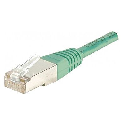 Dexlan 852536 Câble de raccordement FTP Cat6 RJ45 Vert 5 m Dexlan 852536 Câble de raccordement FTP Cat6 RJ45 Vert 5 m