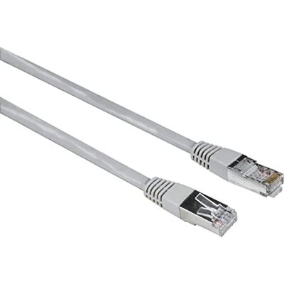 Hama 00200920 RJ45 netwerkkabel, patchkabel Cat 5e F/UTP, 20 m, grijs van PVC, gedraaid, 1 paar Hama 00200920 RJ45 netwerkkabel, patchkabel Cat 5e F/UTP, 20 m, grijs van PVC, gedraaid, 1 paar