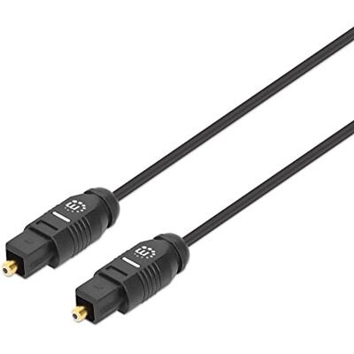 Manhattan Toslink 356091 optische audiokabel, 5 m, zwart Manhattan Toslink 356091 optische audiokabel, 5 m, zwart