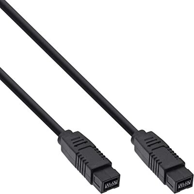 InLine 39903 IEEE1394 FireWire-kabel, 9-polig, mannelijk/mannelijk, 3 m, zwart InLine 39903 IEEE1394 FireWire-kabel, 9-polig, mannelijk/mannelijk, 3 m, zwart