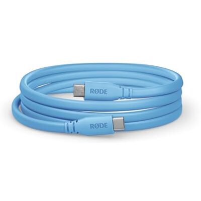 RØDE SC17 USB-C naar USB-C platte kabel, 1,5 m, blauw RØDE SC17 USB-C naar USB-C platte kabel, 1,5 m, blauw