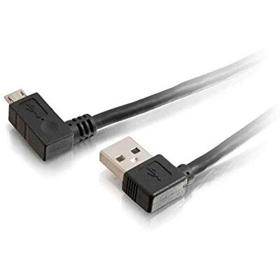 C2G 81705 USB 2.0 A rechtshoekige naar micro USB B rechtshoekige micro-USB-oplader geschikt voor Samsung/Android telefoons en andere micro-UBS apparaten 2 m C2G 81705 USB 2.0 A rechtshoekige naar micro USB B rechtshoekige micro-USB-oplader geschikt voor Samsung/Android telefoons en andere micro-UBS apparaten 2 m