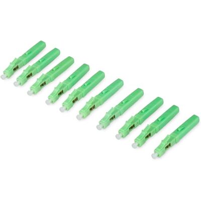 Digitus Glasvezel netwerkconnector LC/APC koppeling Single-mode glasvezel 10 stuks lengte 50 mm groen Digitus Glasvezel netwerkconnector LC/APC koppeling Single-mode glasvezel 10 stuks lengte 50 mm groen