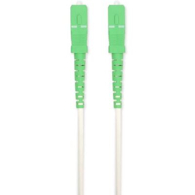 NEDIS Glasvezel patchkabel SMF (eenvoudige modusfase) SC/APC SC/APC 100Gbps 6m wit geschenkdoos met Euro Lock NEDIS Glasvezel patchkabel SMF (eenvoudige modusfase) SC/APC SC/APC 100Gbps 6m wit geschenkdoos met Euro Lock