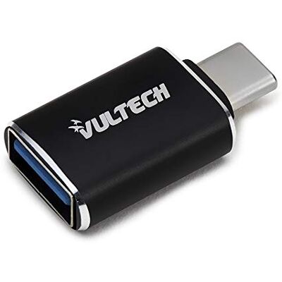 Vultech USB 3.0 TB type C adapter ADP-02P voor gegevensoverdracht voor MacBook Pro, Samsung en Huawei zwart Vultech USB 3.0 TB type C adapter ADP-02P voor gegevensoverdracht voor MacBook Pro, Samsung en Huawei zwart