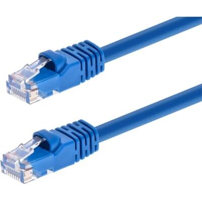 Monoprice 15,2m Cat6 24AWG UTP Ethernet patchkabel Blauw Monoprice 15,2m Cat6 24AWG UTP Ethernet patchkabel Blauw