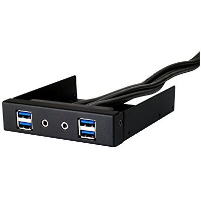 Silverstone SST-FP32B-E frontpaneel, 3,5 inch, 4 x USB 3.0 met HD-audio, zwart Silverstone SST-FP32B-E frontpaneel, 3,5 inch, 4 x USB 3.0 met HD-audio, zwart