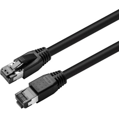 MicroConnect CAT8.1 S/FTP 0.25m Black LSZH Marque MicroConnect CAT8.1 S/FTP 0.25m Black LSZH Marque