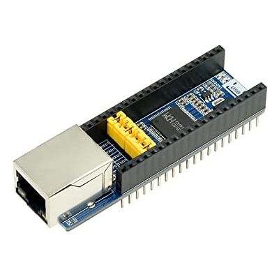Waveshare Ethernet naar UART Converter voor Raspberry Pi Pico, ondersteunt 2-CH Ethernet naar UART Data Transparante Transmissie, 10/100M Ethernet, Full Duplex Gold Half-Duplex UART Communicatie Waveshare Ethernet naar UART Converter voor Raspberry Pi Pico, ondersteunt 2-CH Ethernet naar UART Data Transparante Transmissie, 10/100M Ethernet, Full Duplex Gold Half-Duplex UART Communicatie