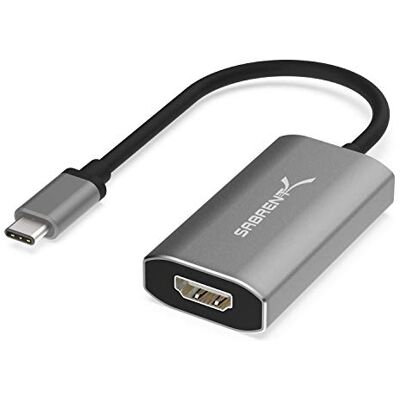 SABRENT USB C naar HDMI Adapter, 8K @60Hz 4K @120Hz UHD HDR hoge snelheid, type C naar HDMI 2.1 Splitter Converter Mannelijk naar Vrouwelijk, Thunderbolt 3 voor MacBook, iMac, Galaxy S20 S10 S9 S8, en SABRENT USB C naar HDMI Adapter, 8K @60Hz 4K @120Hz UHD HDR hoge snelheid, type C naar HDMI 2.1 Splitter Converter Mannelijk naar Vrouwelijk, Thunderbolt 3 voor MacBook, iMac, Galaxy S20 S10 S9 S8, en