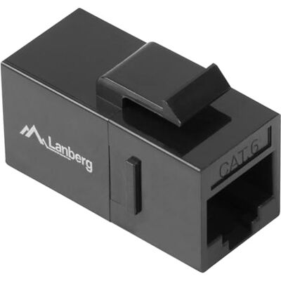 Lanberg RJ45 Feed-Thru Keystone KSU6-3000 connector 2 x RJ45 vrouwelijk extern UTP Cat.6 Lanberg RJ45 Feed-Thru Keystone KSU6-3000 connector 2 x RJ45 vrouwelijk extern UTP Cat.6