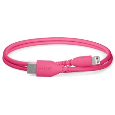 RØDE USB-C naar Lightning-kabel SC21, 30 cm, roze RØDE USB-C naar Lightning-kabel SC21, 30 cm, roze