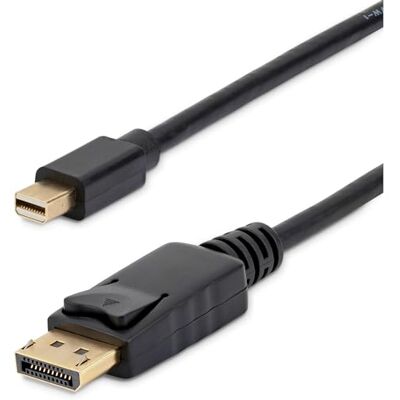 StarTech . com kabel Mini DisplayPort naar DisplayPort 1.2, 1 m – adapterkabel Mini DP naar DP 4K x 2K UHD – kabel Mini DP naar DP voor monitor – omzettingskabel mDP naar DP (MDP2DPMM3) StarTech . com kabel Mini DisplayPort naar DisplayPort 1.2, 1 m – adapterkabel Mini DP naar DP 4K x 2K UHD – kabel Mini DP naar DP voor monitor – omzettingskabel mDP naar DP (MDP2DPMM3)