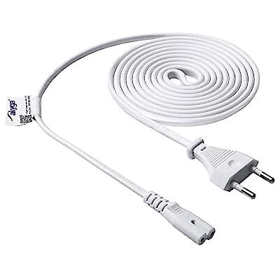 AKYGA Stroomkabel voor laptop AK-RD-06A Eight CCA CEE 7/16 / IEC C7, 1,5 m, wit AKYGA Stroomkabel voor laptop AK-RD-06A Eight CCA CEE 7/16 / IEC C7, 1,5 m, wit