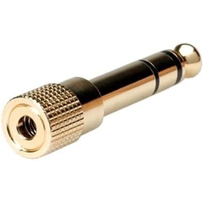 Roline GOLD adapter 6,35 mm stereo audio converter voor • hoofdtelefoon • luidspreker zonder kabel Roline GOLD adapter 6,35 mm stereo audio converter voor • hoofdtelefoon • luidspreker zonder kabel