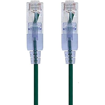 Monoprice SlimRun Series SlimRun 10 stuks Cat6A Ethernet patchkabel zonder problemen RJ45 550MHz UTP blank koper 10G 30AWG groen Monoprice SlimRun Series SlimRun 10 stuks Cat6A Ethernet patchkabel zonder problemen RJ45 550MHz UTP blank koper 10G 30AWG groen