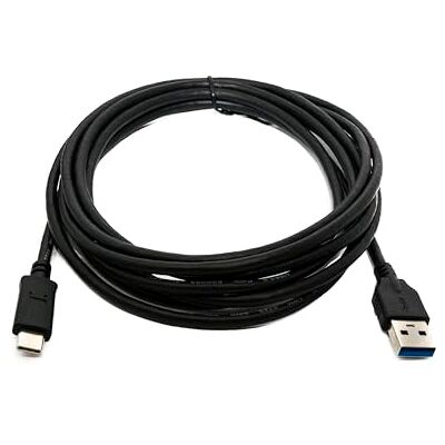 SYSTEM-S USB 3.1-kabel, 3 m, type C-stekker naar 3.0 A-stekker, 5 Gbit/s adapter, 100 W, zwart SYSTEM-S USB 3.1-kabel, 3 m, type C-stekker naar 3.0 A-stekker, 5 Gbit/s adapter, 100 W, zwart