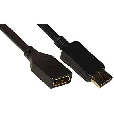 LINK LKDP18MF03 Lot de 3 câbles d'extension DisplayPort mâle/femelle 1,8 m Contacts dorés, 4 K 60 Hz, 21,6 Gbps Compatible PC, moniteur, gaming LINK LKDP18MF03 Lot de 3 câbles d'extension DisplayPort mâle/femelle 1,8 m Contacts dorés, 4 K 60 Hz, 21,6 Gbps Compatible PC, moniteur, gaming