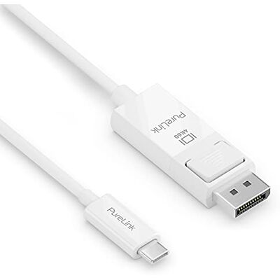 PureLink USB-C naar DisplayPort kabel 4K Ultra HD 60Hz met vergulde stekkers, wit, 2 m PureLink USB-C naar DisplayPort kabel 4K Ultra HD 60Hz met vergulde stekkers, wit, 2 m