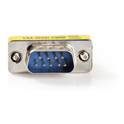 NEDIS Seriële adapter Adapter 9-polige D-SUB-stekker 9-polige D-SUB-stekker vernikkeld metaal doos NEDIS Seriële adapter Adapter 9-polige D-SUB-stekker 9-polige D-SUB-stekker vernikkeld metaal doos