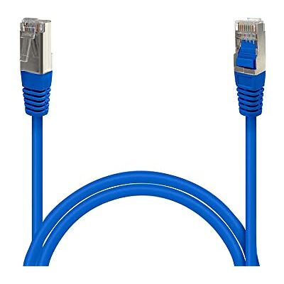 Waytex 33584 Ethernet-kabel, RJ45, Cat6, FTP 250 MHz, afgeschermd, 100% koper, compatibel met pc, printer, box, router, netwerkschakelaar, gameconsoles, tv 1,5 m, blauw Waytex 33584 Ethernet-kabel, RJ45, Cat6, FTP 250 MHz, afgeschermd, 100% koper, compatibel met pc, printer, box, router, netwerkschakelaar, gameconsoles, tv 1,5 m, blauw