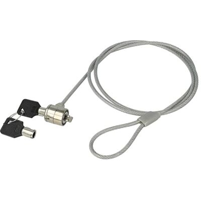 vhbw Kensington kabelslot voor laptop notebook veiligheidsslot met twee sleutels, 1,2 m vhbw Kensington kabelslot voor laptop notebook veiligheidsslot met twee sleutels, 1,2 m