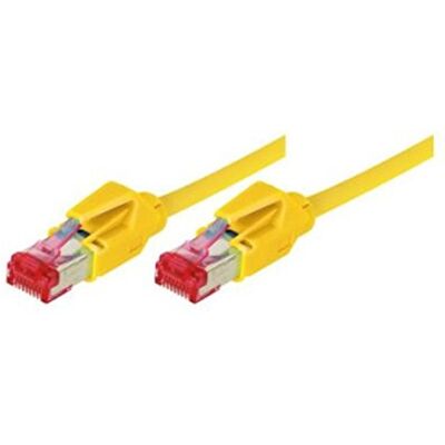 Tecline Patchkabel RJ45 S/FTP Cat 6a LSOH Snagless Geel 1 m Tecline Patchkabel RJ45 S/FTP Cat 6a LSOH Snagless Geel 1 m