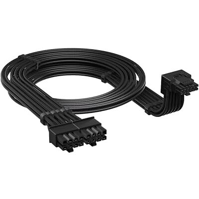Corsair Type 4 PSU 90° 12V-2x6 GPU-voedingskabel voor NVIDIA GeForce RTX grafische kaarten, eenvoudige verbinding, ultra-flexibel, thermische bescherming stijl B Corsair Type 4 PSU 90° 12V-2x6 GPU-voedingskabel voor NVIDIA GeForce RTX grafische kaarten, eenvoudige verbinding, ultra-flexibel, thermische bescherming stijl B