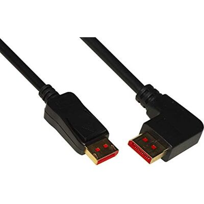 LINK LKCDP18S03 Lot de 3 câbles DisplayPort 1.4 8K 1,8m Connecteur angulaire à gauche Compatible PC, moniteur, gaming LINK LKCDP18S03 Lot de 3 câbles DisplayPort 1.4 8K 1,8m Connecteur angulaire à gauche Compatible PC, moniteur, gaming