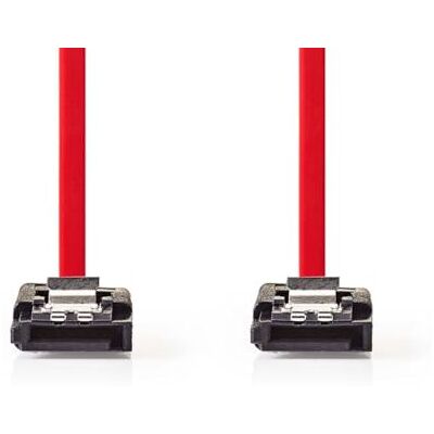 NEDIS SATA-kabel 3 Gb/s SATA 7-pins bus SATA 7-pins bus PVC 0,50 m plat pvc rood plastic zak NEDIS SATA-kabel 3 Gb/s SATA 7-pins bus SATA 7-pins bus PVC 0,50 m plat pvc rood plastic zak