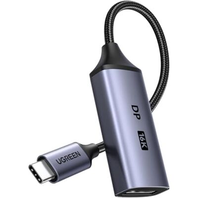 UGREEN Adapter USB C naar DisplayPort 2.1 bus 16K 60Hz 8K 120Hz VRR UGREEN Adapter USB C naar DisplayPort 2.1 bus 16K 60Hz 8K 120Hz VRR