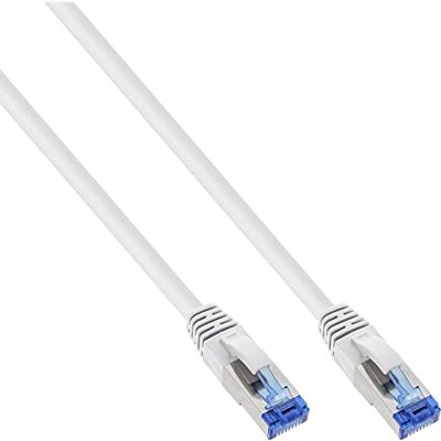 InLine Netwerkkabel (RJ-45, Cat.6a, 1 m, stekker op stekker, wit InLine Netwerkkabel (RJ-45, Cat.6a, 1 m, stekker op stekker, wit
