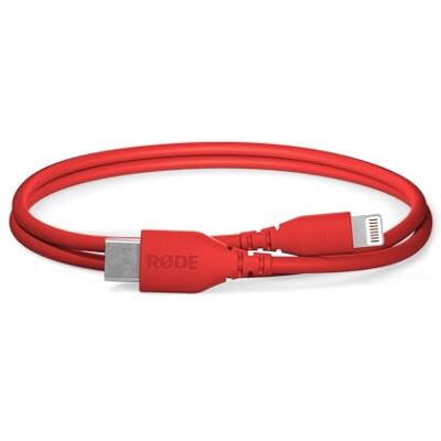 RØDE USB-C naar Lightning-kabel SC21, 30 cm, rood RØDE USB-C naar Lightning-kabel SC21, 30 cm, rood