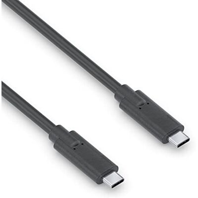 PureLink USB-C naar USB-C, USB 3.1 Gen 2 kabel met 10 Gbit/s, zwart, 1.50m PureLink USB-C naar USB-C, USB 3.1 Gen 2 kabel met 10 Gbit/s, zwart, 1.50m