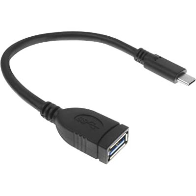 ACT USB 3.2 Gen1 OTG USB-C naar USB A female kabel 20 cm AC7340 ACT USB 3.2 Gen1 OTG USB-C naar USB A female kabel 20 cm AC7340