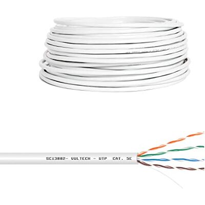 Vultech SC13002-50 strengen LAN categorie 5e UTP 50 meter 24AWG Ethernet netwerkspoel 50m Cat5e Vultech SC13002-50 strengen LAN categorie 5e UTP 50 meter 24AWG Ethernet netwerkspoel 50m Cat5e